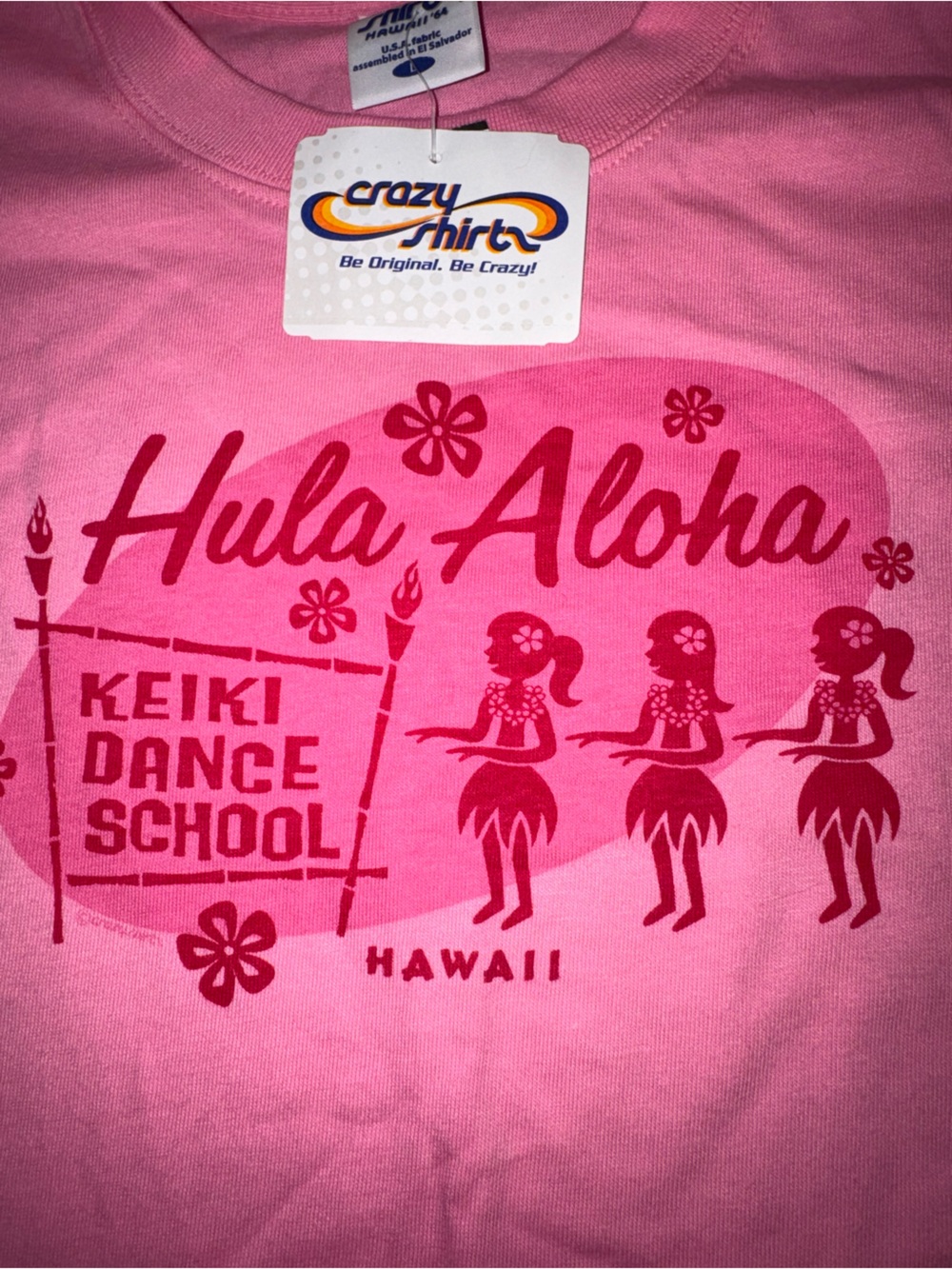 Crazy Shirts Keiki Hula Aloha Dance School Shirt